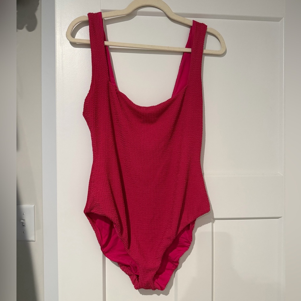 Show Me Your MuMu Textured One-Piece Swimsuit